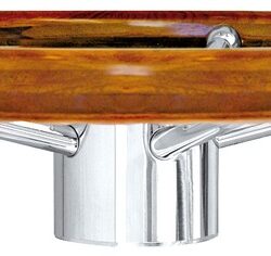 Volante corona in teak mm 400